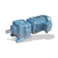 R series helical geard motor for conveyor belt R27 gear box speed reducer